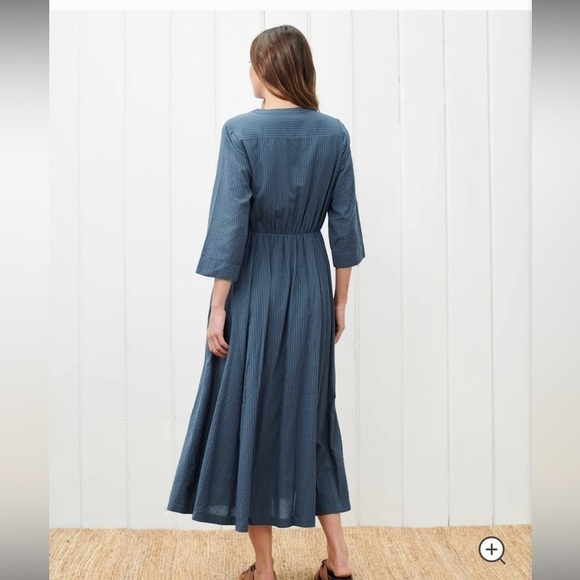 New Jenni Kayne Seersucker Shirt Dress, New with out Tags - Picture 3 of 12